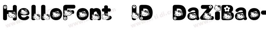 HelloFont ID DaZiBao字体转换